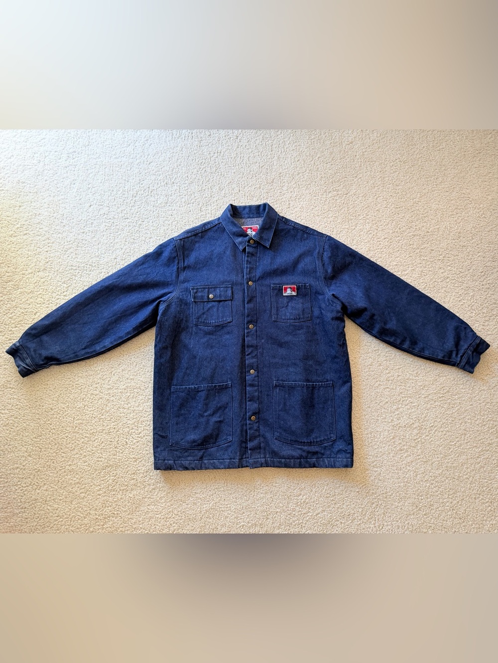Ben Davis The Original Front Snap Jacket Indigo Denim